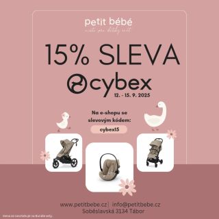 Již tento víkend 🩷 #sleva #cybex #cybexdny #cybexgold #petitbebe #kocarky #autosedacky #vybavickadokocarku...