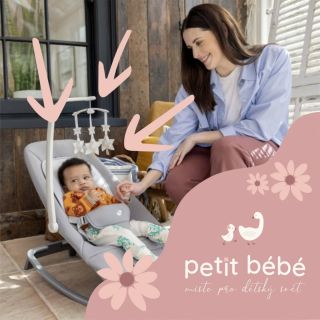 Lehátko Joie dreamer™ Nízká hmotnost, vysoká nosnost! Houpátko dreamer™ váží pouhých 3,8 kg a je možné ho používat až do...