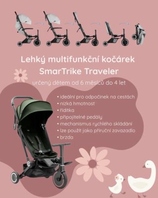 SmarTrike Traveler 🌷 •Traveler nabízí všechny výhody kočárku, které vám umožní pohodlně si užít čas společně strávený s...