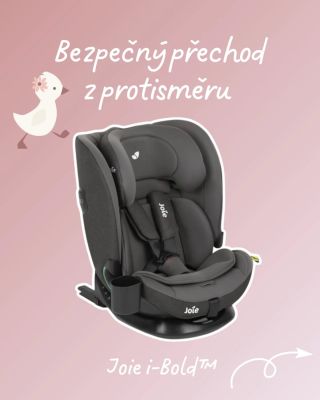 Přecházíte z vajíčka nebo protisměrné autosedačky? 🚗 Joie i-Bold™ je ideální další krok – bezpečná, pohodlná a roste s...