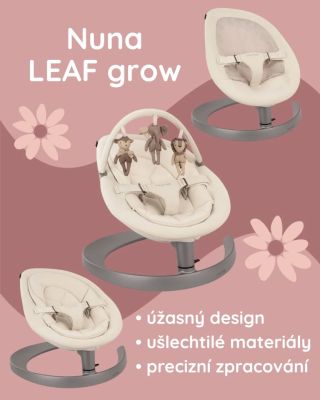 Od miminka až po předškoláka ✨ Stylové houpátko Nuna LEAF grow – pohodlí, které vydrží roky. #nunaczsk #lehatko #houpatko...