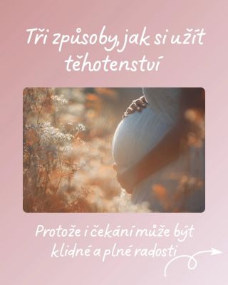 Těhotenství je jedno z nejkrásnějších období v životě – a zaslouží si být prožité v pohodlí, s péčí a s radostí z příprav....