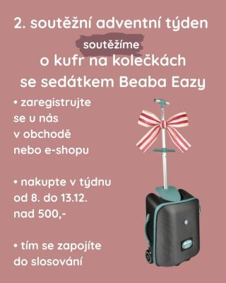 ✨ Pokračujeme v adventních soutěžích! ✨ Každou adventní neděli losujeme jednoho výherce – a druhý týden máme další super...