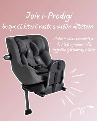 ✨ Joie i-Prodigi™ – autosedačka, která myslí na bezpečí i pohodlí od prvního dne až do 125 cm. Prémiové materiály,...